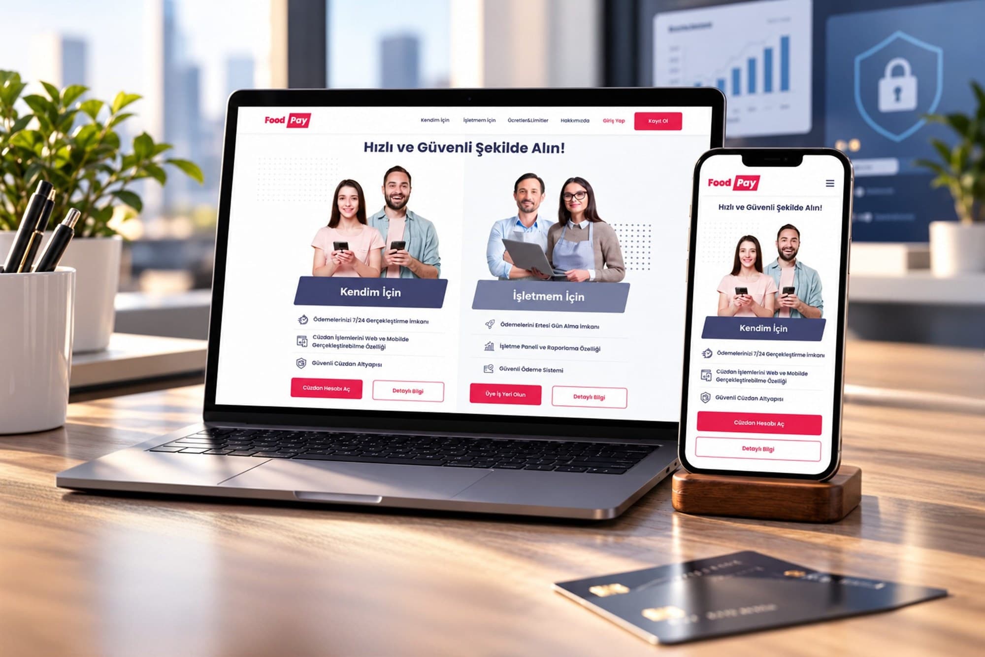 FoodPay payment platform interface